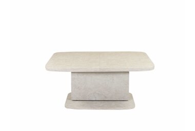 Couchtisch höhenverstellbar ausziehbar Cora 110x53x63 Muschel-Sand
