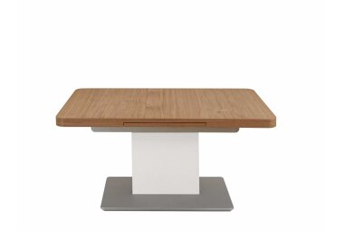 Couchtisch höhenverstellbar ausziehbar Con 110x57x70 Wildeiche Bianco